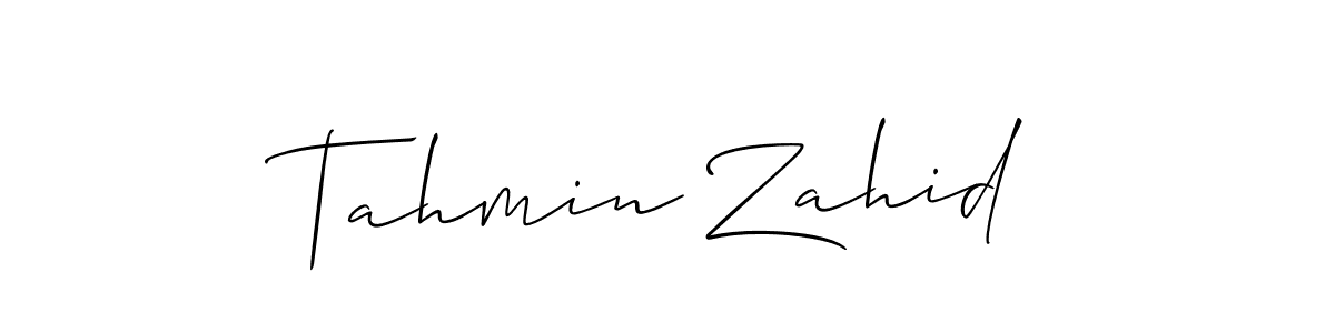 This is the best signature style for the Tahmin Zahid name. Also you like these signature font (Allison_Script). Mix name signature. Tahmin Zahid signature style 2 images and pictures png