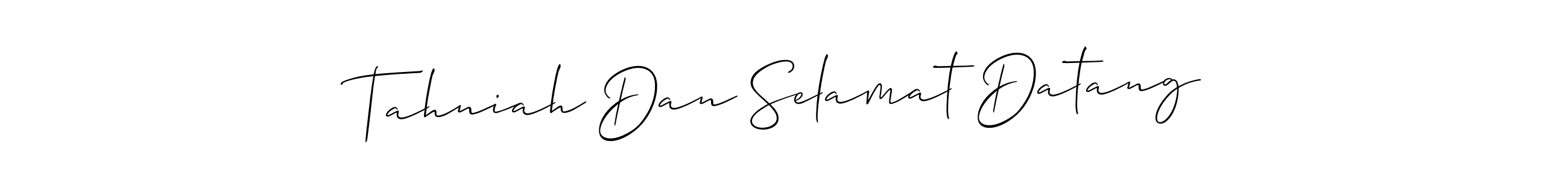 You can use this online signature creator to create a handwritten signature for the name Tahniah Dan Selamat Datang. This is the best online autograph maker. Tahniah Dan Selamat Datang signature style 2 images and pictures png