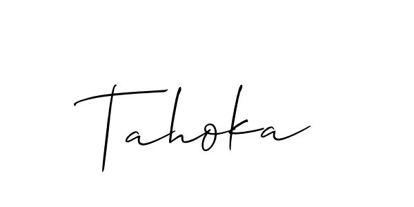 Check out images of Autograph of Tahoka name. Actor Tahoka Signature Style. Allison_Script is a professional sign style online. Tahoka signature style 2 images and pictures png