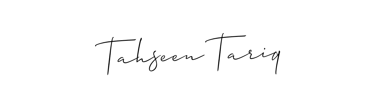 Make a beautiful signature design for name Tahseen Tariq. Use this online signature maker to create a handwritten signature for free. Tahseen Tariq signature style 2 images and pictures png