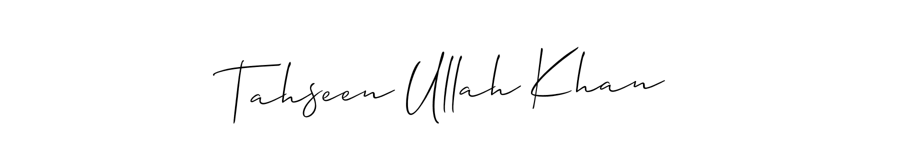 You can use this online signature creator to create a handwritten signature for the name Tahseen Ullah Khan. This is the best online autograph maker. Tahseen Ullah Khan signature style 2 images and pictures png