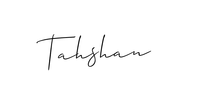 Best and Professional Signature Style for Tahshan. Allison_Script Best Signature Style Collection. Tahshan signature style 2 images and pictures png