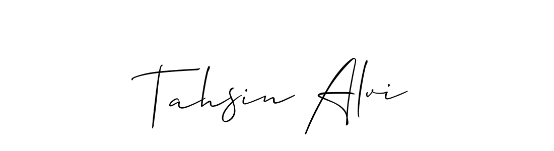 Best and Professional Signature Style for Tahsin Alvi. Allison_Script Best Signature Style Collection. Tahsin Alvi signature style 2 images and pictures png