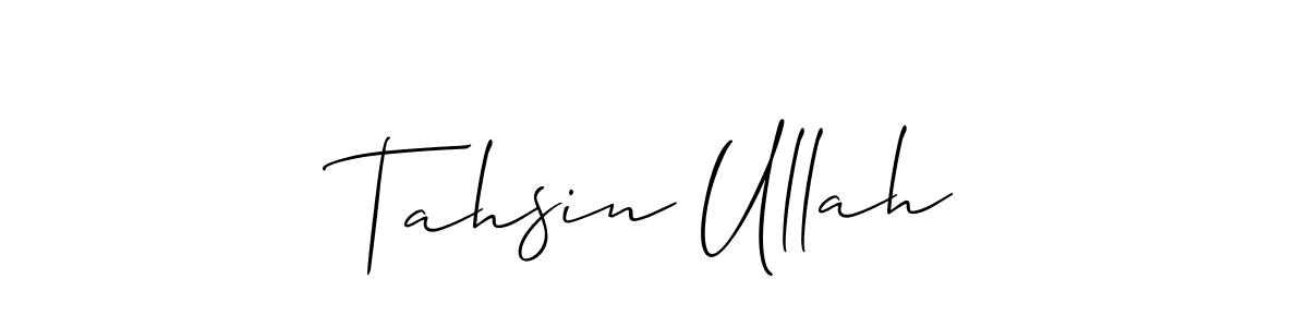 if you are searching for the best signature style for your name Tahsin Ullah. so please give up your signature search. here we have designed multiple signature styles  using Allison_Script. Tahsin Ullah signature style 2 images and pictures png