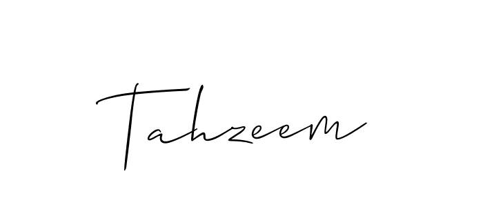 Make a short Tahzeem signature style. Manage your documents anywhere anytime using Allison_Script. Create and add eSignatures, submit forms, share and send files easily. Tahzeem signature style 2 images and pictures png
