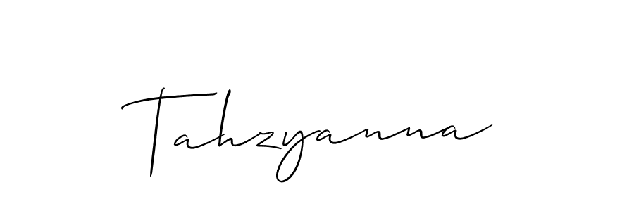 Also You can easily find your signature by using the search form. We will create Tahzyanna name handwritten signature images for you free of cost using Allison_Script sign style. Tahzyanna signature style 2 images and pictures png