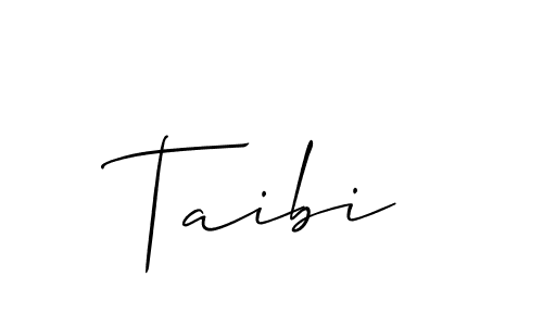 How to Draw Taibi signature style? Allison_Script is a latest design signature styles for name Taibi. Taibi signature style 2 images and pictures png