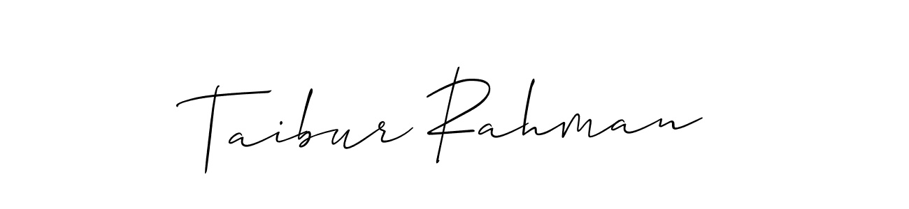 if you are searching for the best signature style for your name Taibur Rahman. so please give up your signature search. here we have designed multiple signature styles  using Allison_Script. Taibur Rahman signature style 2 images and pictures png