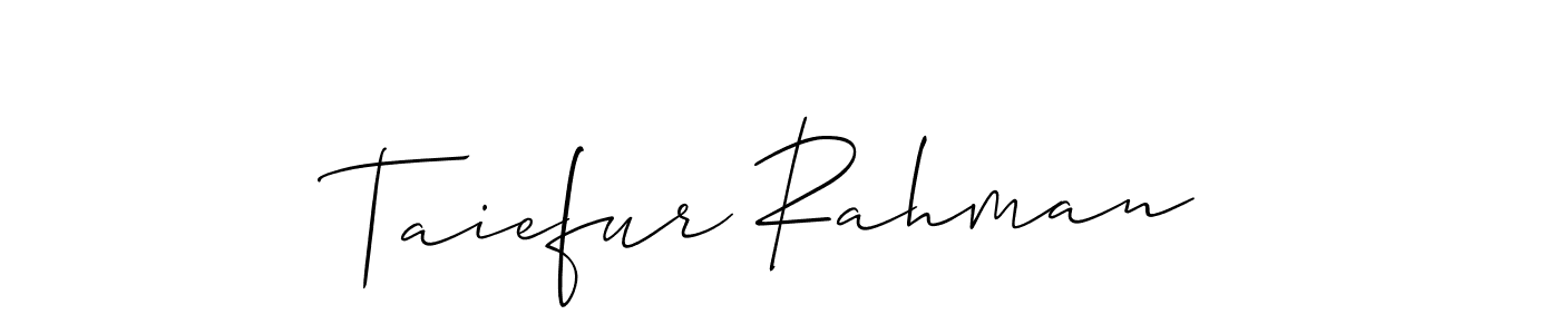 Check out images of Autograph of Taiefur Rahman name. Actor Taiefur Rahman Signature Style. Allison_Script is a professional sign style online. Taiefur Rahman signature style 2 images and pictures png