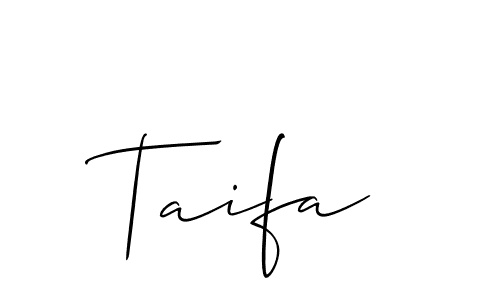 Similarly Allison_Script is the best handwritten signature design. Signature creator online .You can use it as an online autograph creator for name Taifa. Taifa signature style 2 images and pictures png