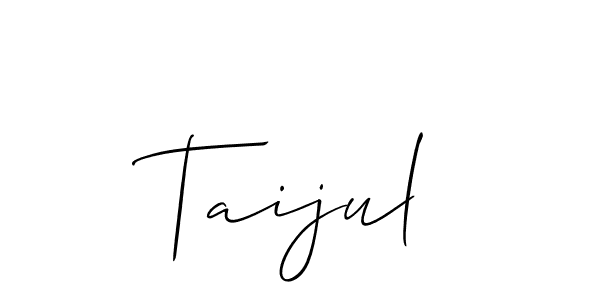 It looks lik you need a new signature style for name Taijul. Design unique handwritten (Allison_Script) signature with our free signature maker in just a few clicks. Taijul signature style 2 images and pictures png