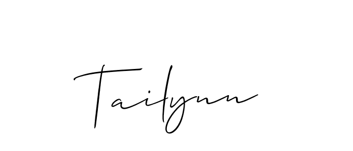 It looks lik you need a new signature style for name Tailynn. Design unique handwritten (Allison_Script) signature with our free signature maker in just a few clicks. Tailynn signature style 2 images and pictures png