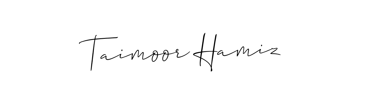 You can use this online signature creator to create a handwritten signature for the name Taimoor Hamiz. This is the best online autograph maker. Taimoor Hamiz signature style 2 images and pictures png