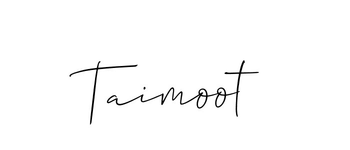 Taimoot stylish signature style. Best Handwritten Sign (Allison_Script) for my name. Handwritten Signature Collection Ideas for my name Taimoot. Taimoot signature style 2 images and pictures png