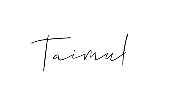 Make a short Taimul signature style. Manage your documents anywhere anytime using Allison_Script. Create and add eSignatures, submit forms, share and send files easily. Taimul signature style 2 images and pictures png