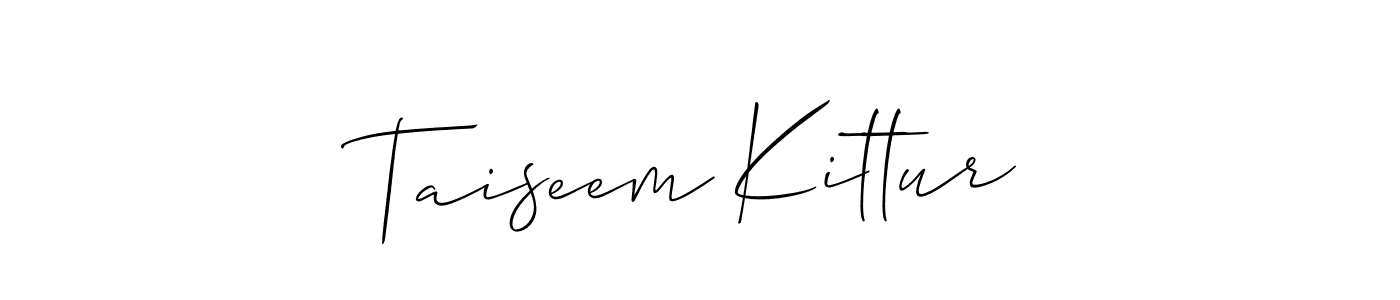 Taiseem Kittur stylish signature style. Best Handwritten Sign (Allison_Script) for my name. Handwritten Signature Collection Ideas for my name Taiseem Kittur. Taiseem Kittur signature style 2 images and pictures png
