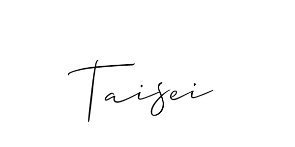 How to Draw Taisei signature style? Allison_Script is a latest design signature styles for name Taisei. Taisei signature style 2 images and pictures png