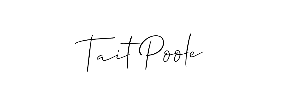 Once you've used our free online signature maker to create your best signature Allison_Script style, it's time to enjoy all of the benefits that Tait Poole name signing documents. Tait Poole signature style 2 images and pictures png