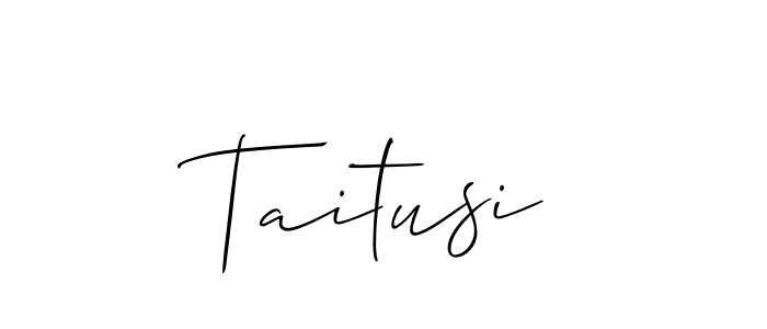 Best and Professional Signature Style for Taitusi. Allison_Script Best Signature Style Collection. Taitusi signature style 2 images and pictures png