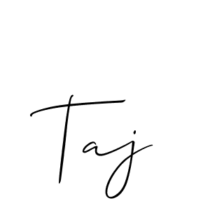 Also You can easily find your signature by using the search form. We will create Taj name handwritten signature images for you free of cost using Allison_Script sign style. Taj signature style 2 images and pictures png