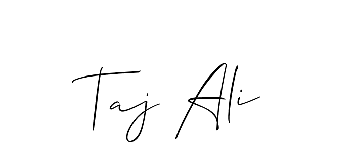 Make a beautiful signature design for name Taj Ali. Use this online signature maker to create a handwritten signature for free. Taj Ali signature style 2 images and pictures png