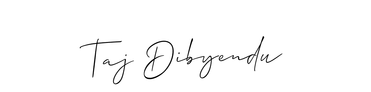 Similarly Allison_Script is the best handwritten signature design. Signature creator online .You can use it as an online autograph creator for name Taj Dibyendu. Taj Dibyendu signature style 2 images and pictures png