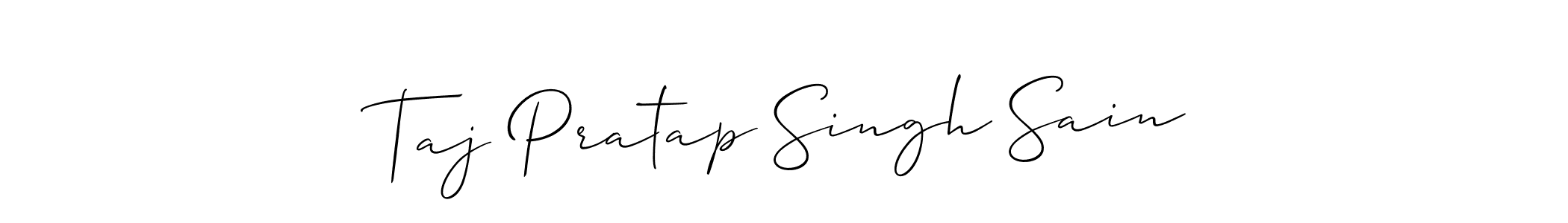 Once you've used our free online signature maker to create your best signature Allison_Script style, it's time to enjoy all of the benefits that Taj Pratap Singh Sain name signing documents. Taj Pratap Singh Sain signature style 2 images and pictures png