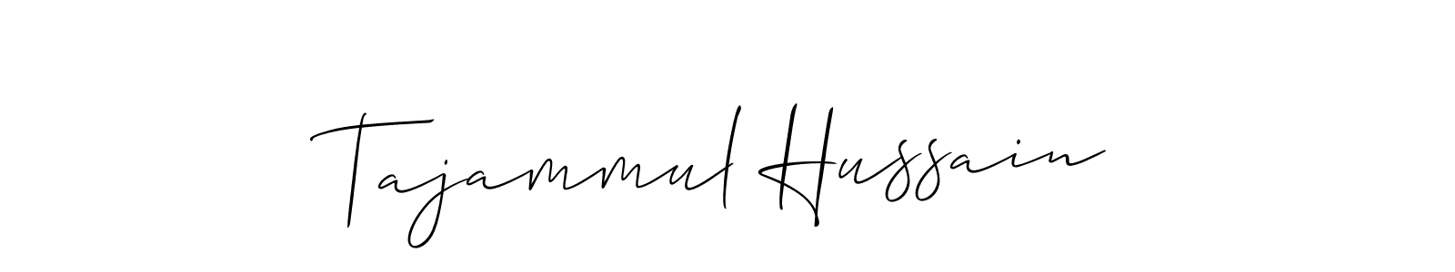 This is the best signature style for the Tajammul Hussain name. Also you like these signature font (Allison_Script). Mix name signature. Tajammul Hussain signature style 2 images and pictures png