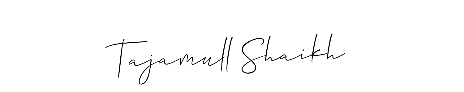 Make a beautiful signature design for name Tajamull Shaikh. Use this online signature maker to create a handwritten signature for free. Tajamull Shaikh signature style 2 images and pictures png