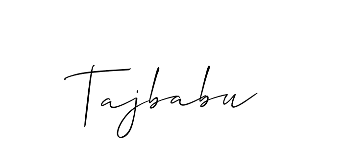 if you are searching for the best signature style for your name Tajbabu. so please give up your signature search. here we have designed multiple signature styles  using Allison_Script. Tajbabu signature style 2 images and pictures png