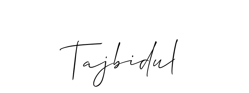You can use this online signature creator to create a handwritten signature for the name Tajbidul. This is the best online autograph maker. Tajbidul signature style 2 images and pictures png