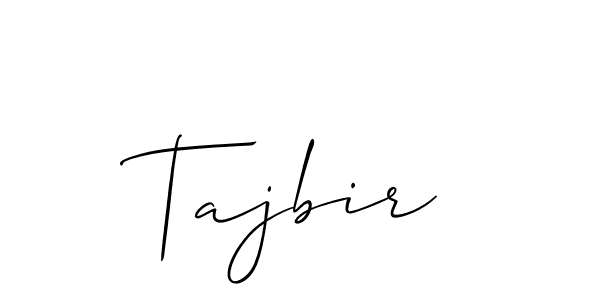 The best way (Allison_Script) to make a short signature is to pick only two or three words in your name. The name Tajbir include a total of six letters. For converting this name. Tajbir signature style 2 images and pictures png