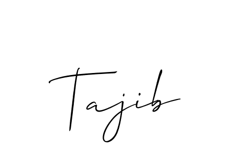 It looks lik you need a new signature style for name Tajib. Design unique handwritten (Allison_Script) signature with our free signature maker in just a few clicks. Tajib signature style 2 images and pictures png