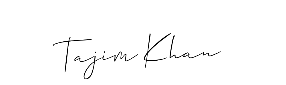 This is the best signature style for the Tajim Khan name. Also you like these signature font (Allison_Script). Mix name signature. Tajim Khan signature style 2 images and pictures png