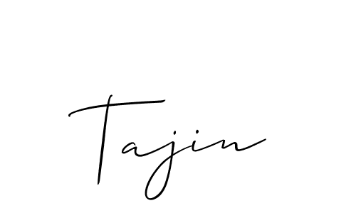 Tajin stylish signature style. Best Handwritten Sign (Allison_Script) for my name. Handwritten Signature Collection Ideas for my name Tajin. Tajin signature style 2 images and pictures png
