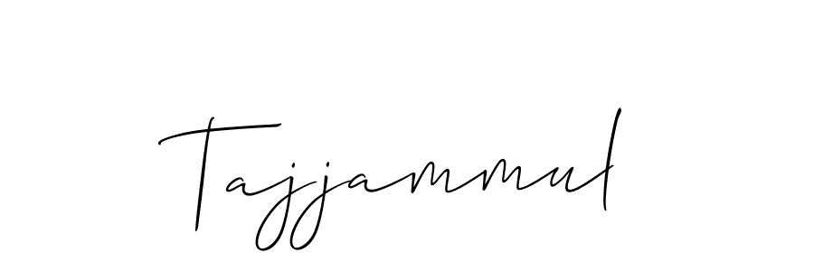 Design your own signature with our free online signature maker. With this signature software, you can create a handwritten (Allison_Script) signature for name Tajjammul. Tajjammul signature style 2 images and pictures png