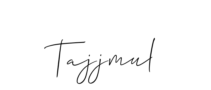 How to make Tajjmul name signature. Use Allison_Script style for creating short signs online. This is the latest handwritten sign. Tajjmul signature style 2 images and pictures png