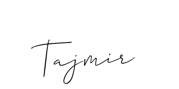 Design your own signature with our free online signature maker. With this signature software, you can create a handwritten (Allison_Script) signature for name Tajmir. Tajmir signature style 2 images and pictures png