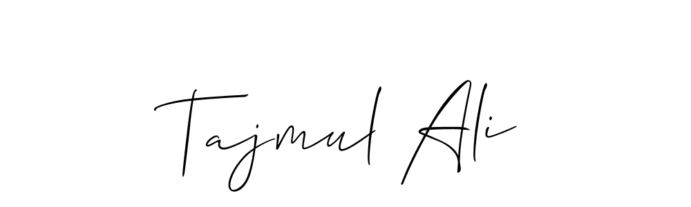 Make a beautiful signature design for name Tajmul Ali. Use this online signature maker to create a handwritten signature for free. Tajmul Ali signature style 2 images and pictures png