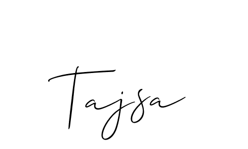 Best and Professional Signature Style for Tajsa. Allison_Script Best Signature Style Collection. Tajsa signature style 2 images and pictures png