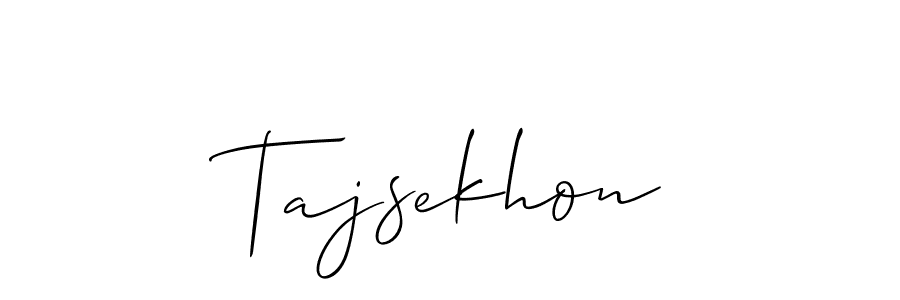 Best and Professional Signature Style for Tajsekhon. Allison_Script Best Signature Style Collection. Tajsekhon signature style 2 images and pictures png