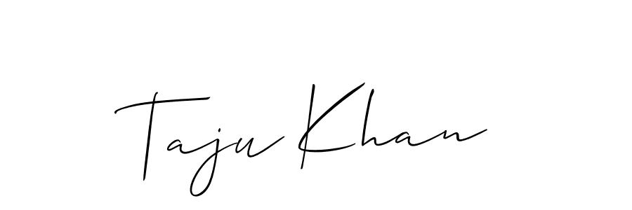 Taju Khan stylish signature style. Best Handwritten Sign (Allison_Script) for my name. Handwritten Signature Collection Ideas for my name Taju Khan. Taju Khan signature style 2 images and pictures png