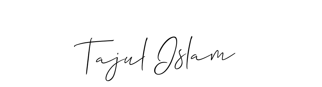 Allison_Script is a professional signature style that is perfect for those who want to add a touch of class to their signature. It is also a great choice for those who want to make their signature more unique. Get Tajul Islam name to fancy signature for free. Tajul Islam signature style 2 images and pictures png