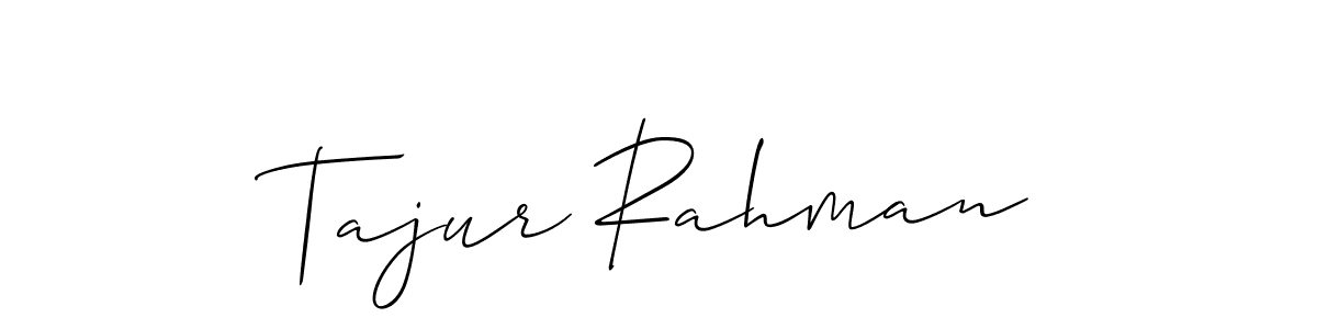 This is the best signature style for the Tajur Rahman name. Also you like these signature font (Allison_Script). Mix name signature. Tajur Rahman signature style 2 images and pictures png