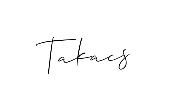 Make a short Takacs signature style. Manage your documents anywhere anytime using Allison_Script. Create and add eSignatures, submit forms, share and send files easily. Takacs signature style 2 images and pictures png