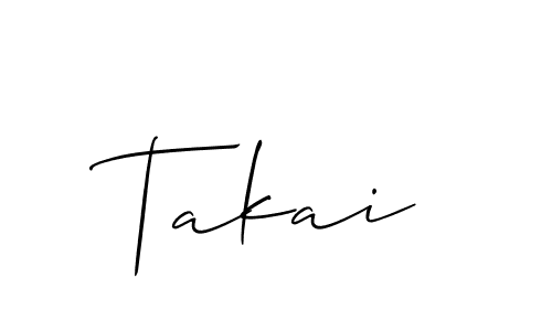Best and Professional Signature Style for Takai. Allison_Script Best Signature Style Collection. Takai signature style 2 images and pictures png