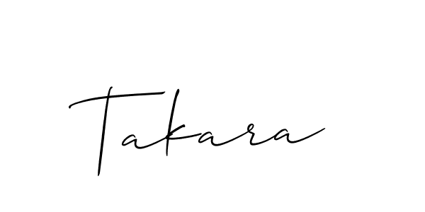 Similarly Allison_Script is the best handwritten signature design. Signature creator online .You can use it as an online autograph creator for name Takara. Takara signature style 2 images and pictures png