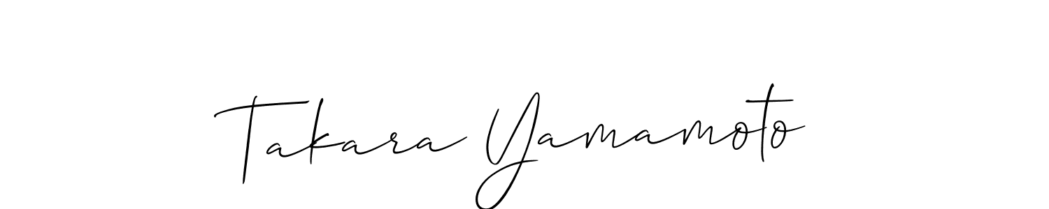 Also You can easily find your signature by using the search form. We will create Takara Yamamoto name handwritten signature images for you free of cost using Allison_Script sign style. Takara Yamamoto signature style 2 images and pictures png