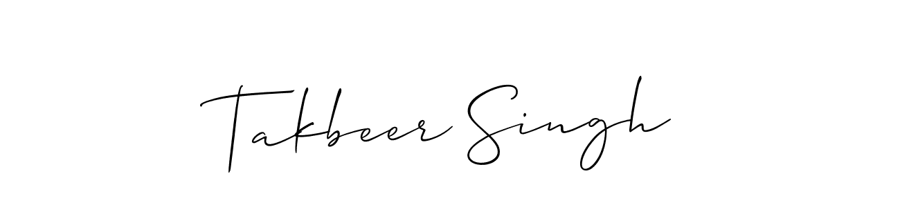 Also You can easily find your signature by using the search form. We will create Takbeer Singh name handwritten signature images for you free of cost using Allison_Script sign style. Takbeer Singh signature style 2 images and pictures png