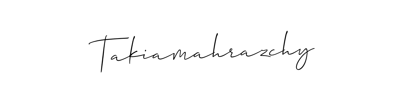 You can use this online signature creator to create a handwritten signature for the name Takiamahrazchy. This is the best online autograph maker. Takiamahrazchy signature style 2 images and pictures png